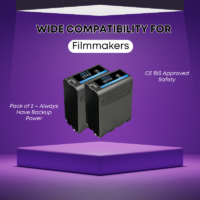 NP- F990 USB Battery (56000mah) for Sony  (Pack of 2) CCD-TRV26 CCD-TRV27 CCD-TRV300