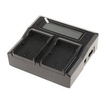 LP-E17 Duo charger /Dual Battery Charger Compatible with Canon EOS Rebel T7i, T6i, T6s, SL3, SL2, 77D, 9000D, 8000D, 800D, 760D, 750D, 200D, M6, M5, M3, Kiss X8i