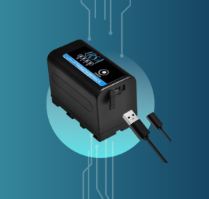 NP- F770 USB Lithium-Ion (28800MAH) Ultra High Capacity Battery – Rechargeable Replacement for Sony NP- F 770USB Battery with USB