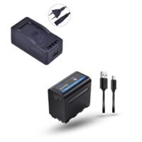 NP- F970 /980 /960 (20400 mAh) Li-Ion Battery Kit with Single Charger