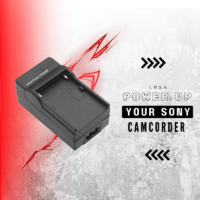 LRSA Video Camera Battery and LED Light Battery Charger for Sony NP-F550 / F570 / F750 / F770 / F950 / F970 /F990