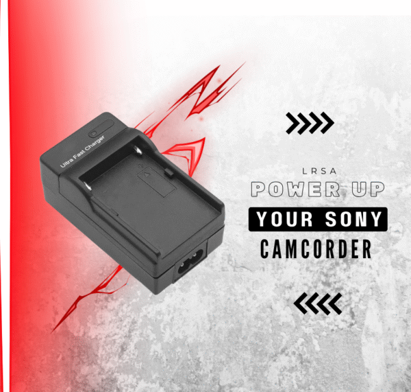 LRSA Video Camera Battery and LED Light Battery Charger for Sony NP-F550 / F570 / F750 / F770 / F950 / F970 /F990
