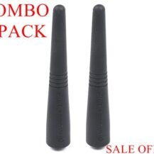 (PACK OF 2) GP328 Antenna UHF helical  Compatible for GP328 Plus Walky Talky, XIRP 3688 walkie Talkie, UHF 350-390 mHz Band Antena