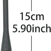 XirP8668 Antenna UHF 400mhz 15cm/5.9in Long Antenna UHF 403-527Mhz for Xir P8668 P6600 P6620 P8608 Digital Two Way Radios Antenna
