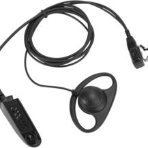 GP328 /GP338 /GP340 D Shape soft headphone Earpiece Earphone with Mic for Walkie Talkie