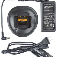 GP328 Charger Tray With Adaptor, Output Voltage: 12 Volts Black