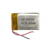 KP- 402030 3.7v 320mAh Rechargeable Battery for Bluetooth Speaker, RC Drone, Tablet, Remote Control, Smart watch, Toys, DIY, Robotics Lipo Rechargeable battery