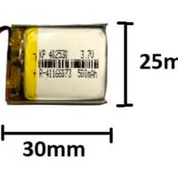 KP- 402530 3.7v 500mAh Rechargeable Battery for Bluetooth Speaker, RC Drone, Tablet, Remote Control, Smart watch, Toys, DIY, Robotics Lipo Rechargeable battery