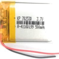 KP- 702530 3.7v 500mAh Rechargeable Battery for Bluetooth Speaker, RC Drone, Toys, DIY, Robotics Lipo Rechargeable battery