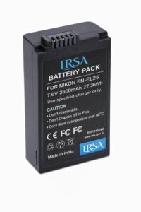 EN- EL25, ENEL25 EN-EL25a, 4241 Battery LRSA 1-Pack Battery Replacement for , MH-32 Charger and Z50, Z 50, Z FC Mirrorless, ZFC, Z Series Digital Camera