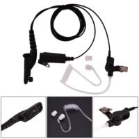 LRSA Xir P8668 P8268 Air Acoustic Tube Earpiece Ptt Mic Headset for Xir P8668 P8268 APX