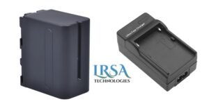 NP F980 Normal (44800MAH) NX100 Video Camera Battery LRSA TECHNOLOGY PVT. LTD Brand COMBO WITH SINGLE LED CHARGER- LRSA