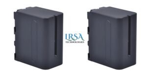 NP F980 Normal (44800MAH) NX100 Video Camera Battery LRSA TECHNOLOGY PVT. LTD Brand COMBO 2 PIECE- LRSA