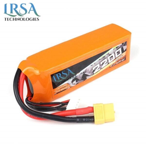 LRSA DRONE BATTERY 11.1V 2200MAH 80C 3S RC Lipo Battery with Deans and XT60 Connector Soft Case Battery for RC Tarpaulin DJI Quadcopter RC Airplane RC Helicopter RC Car Truck Boat Drone Battery - Image 4