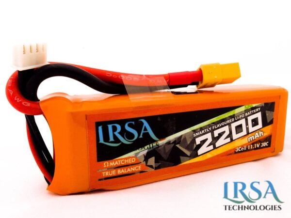 LRSA DRONE BATTERY 11.1V 2200MAH 80C 3S RC Lipo Battery with Deans and XT60 Connector Soft Case Battery for RC Tarpaulin DJI Quadcopter RC Airplane RC Helicopter RC Car Truck Boat Drone Battery
