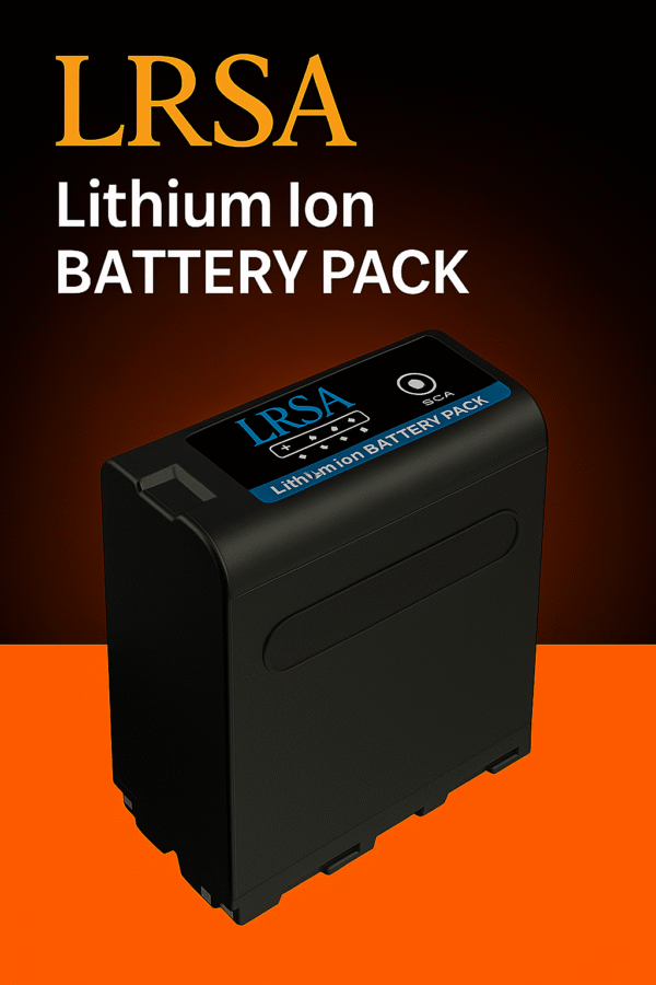 NP- F980 PRO (42000mAh) Li-Ion Battery for video camera NP- F980 / F970 / F960 COMBO BATTERY WITH SINGLE LED CHARGER  -LRSA - Image 5