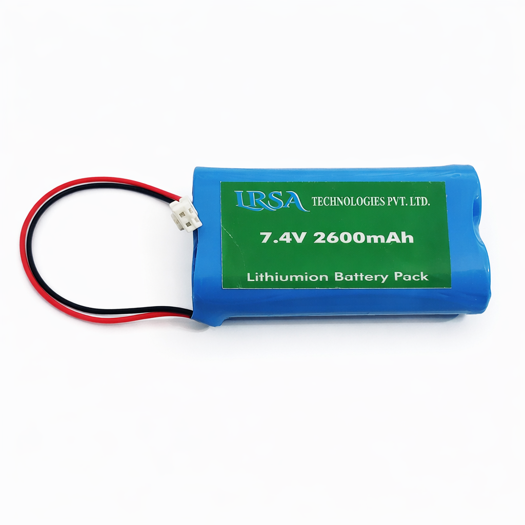 7.4V 2600mAh Lithium-Ion Rechargeable Battery Pack | High Performance Li-ion Battery