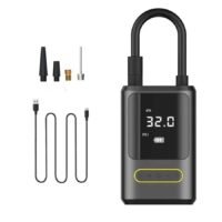 LRSA Tyre Air Pump Cum Phone Powerbank for Car & Bike | 150 Psi | 6000 Mah | Digital Display | 5 Air Fill Modes |Portable Electric Tyre Air Inflator Pump