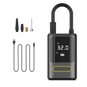 LRSA Tyre Air Pump Cum Phone Powerbank for Car & Bike | 150 Psi | 6000 Mah | Digital Display | 5 Air Fill Modes |Portable Electric Tyre Air Inflator Pump