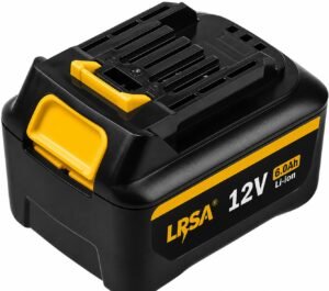 LRSA 12V 6.0Ah Battery Replacement for Dewalt 12V Battery DCB120 DCB121 DCB126 DCB122 DCB124 DCB125 DCB127 Compatible with Dewalt 12 Volt Max Power Tools