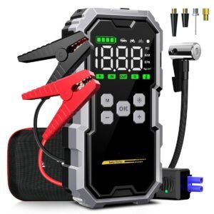 LRSA Car Jump Starter 7000A 26800mah, Portable Emergency Battery Booster for Vehicles (Petrol/CNG/Diesel)